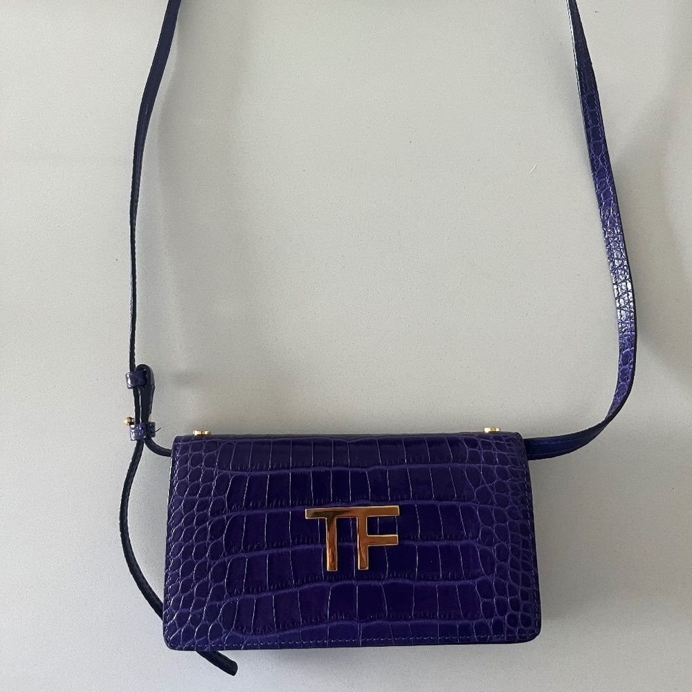 Tom Ford Violet Python Mini Bag